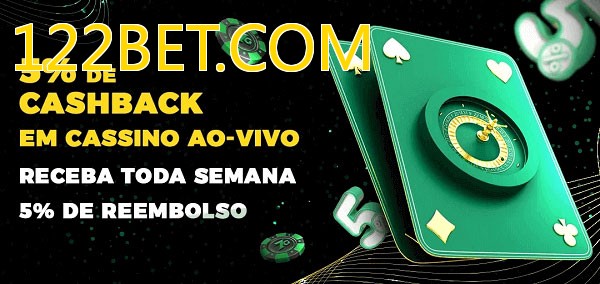 Promoções do cassino ao Vivo 122BET.COM